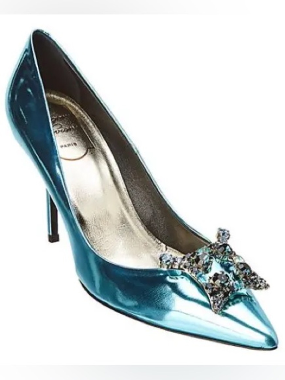 Roger Vivier rhinestone buckle heels